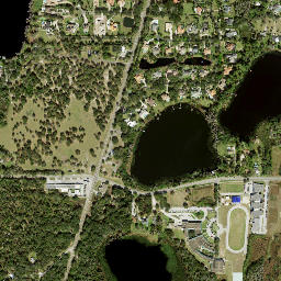 Foxs Corner Florida High Resolution Satellite Map