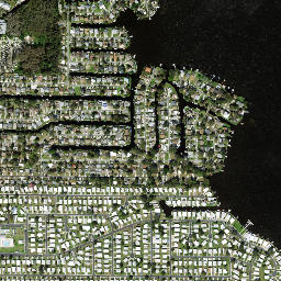 Lake Shore Estates Florida High Resolution Satellite Map