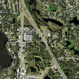 Chapman Florida High Resolution Satellite Map