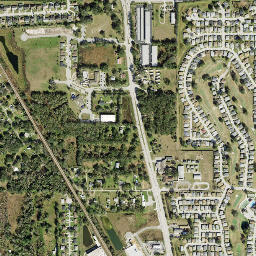Griffin Florida High Resolution Satellite Map