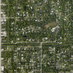 Melbourne Village Florida High Resolution Satellite Map
