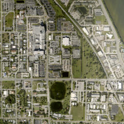 Melbourne map(satellite map)