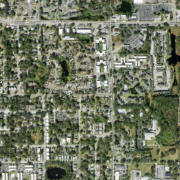 University map(satellite map)