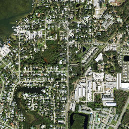 Ozona Florida High Resolution Satellite Map