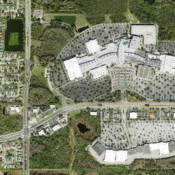 Spivey Florida High Resolution Satellite Map