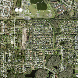 Carrollwood Village map(satellite map)