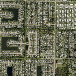 West Melbourne map(satellite map)