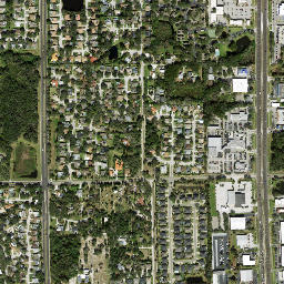 Curlew Florida High Resolution Satellite Map