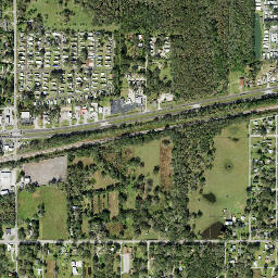 Carters Corner Florida High Resolution Satellite Map