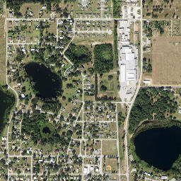 Lake Hamilton map(satellite map)