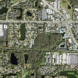 Mullis City Florida High Resolution Satellite Map