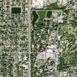 Busch Gardens Adventure Park Tampa, Tampa, FL Satellite Map