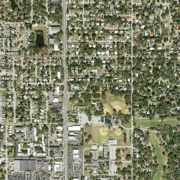 Temple Terrace map(satellite map)
