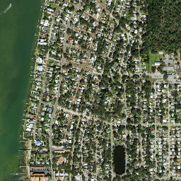 Dunedin Isles Florida High Resolution Satellite Map
