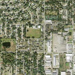 Del Rio Florida High Resolution Satellite Map