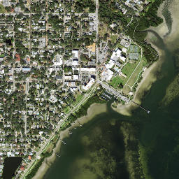 Safety Harbor map(satellite map)