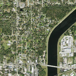 Orient Park Florida High Resolution Satellite Map