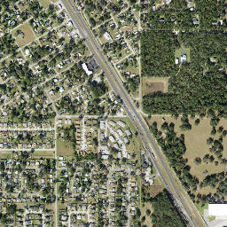 Highland City Florida High Resolution Satellite Map