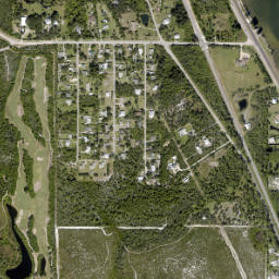 Valkaria Florida High Resolution Satellite Map