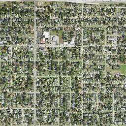 West Tampa Florida High Resolution Satellite Map