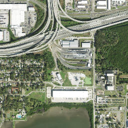 Gary Florida High Resolution Satellite Map