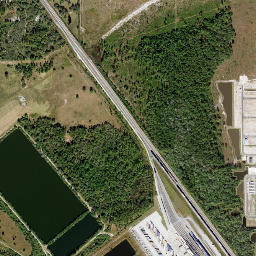 Polk County map(satellite map)