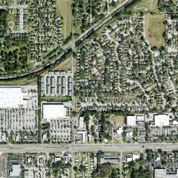 Valrico Florida High Resolution Satellite Map
