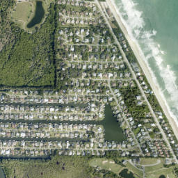 Evans Pines Florida High Resolution Satellite Map