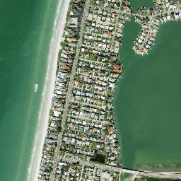 Belleair Beach map(satellite map)