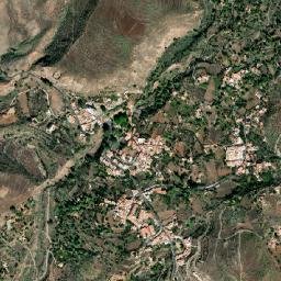 Santa Lucía map(satellite map)