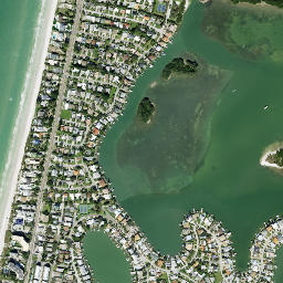 Belleair Shores Florida High Resolution Satellite Map