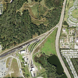 Prairie Junction Florida High Resolution Satellite Map