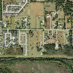 Lyle Corner Florida High Resolution Satellite Map