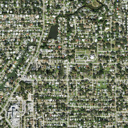 Habor Bluffs Florida High Resolution Satellite Map