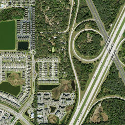 Hillsborough County map(satellite map)