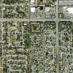 Ridgecrest Florida High Resolution Satellite Map