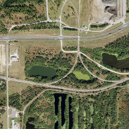 Ewell Florida High Resolution Satellite Map