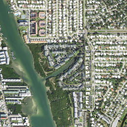 Oakhurst Acres Florida High Resolution Satellite Map