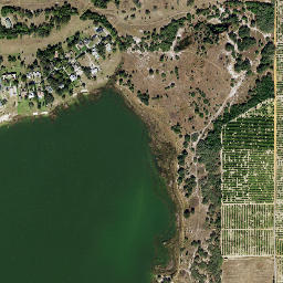 Highland Park Florida High Resolution Satellite Map