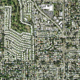Orange Terrace Florida High Resolution Satellite Map