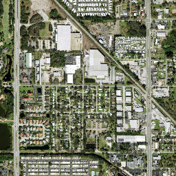 Cross Bayou Florida High Resolution Satellite Map