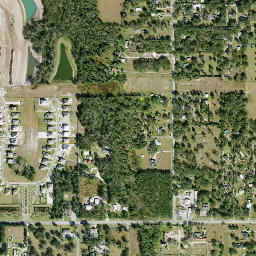 Lithia Florida High Resolution Satellite Map