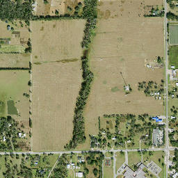 Pinecrest Florida High Resolution Satellite Map