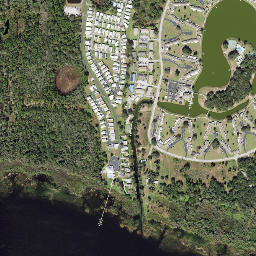 Fedhaven Florida High Resolution Satellite Map