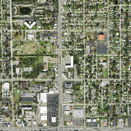 Pinellas Park map(satellite map)