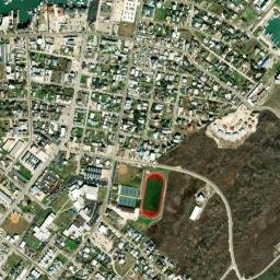 Port Aransas map(satellite map)
