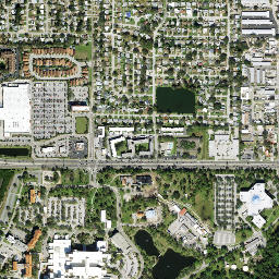 Bay Pines map(satellite map)