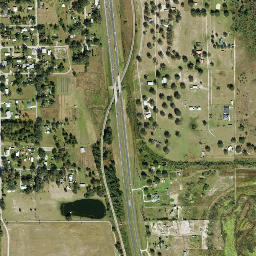 Homeland Florida High Resolution Satellite Map