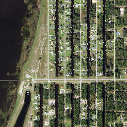 Indian Lake Estates Florida High Resolution Satellite Map