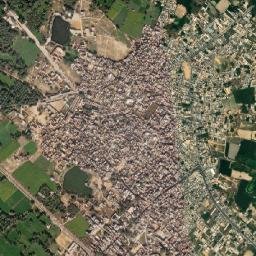 Sahawar map(satellite map)
